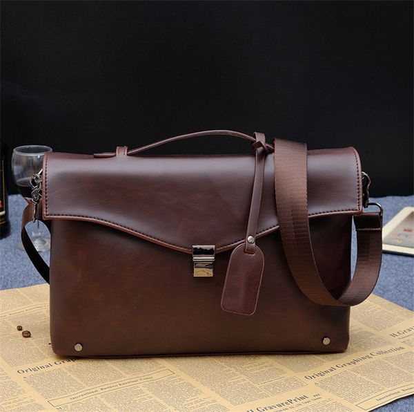 men's leather shoulder messenger bags business work bag lapbriefcase handbag color black coffee
men's leather shoulder messenger bags business work bag lapbriefcase handbag color black coffee