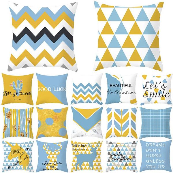 cushion/decorative pillow geometric yellow blue sofa decorative cushion cover pillowcase polyester 45*45 throw home decor pillowcover 40894
cushion/decorative pillow geometric yellow blue sofa decorative cushion cover pillowcase polyester 45*45 throw home decor pillowcover 40894