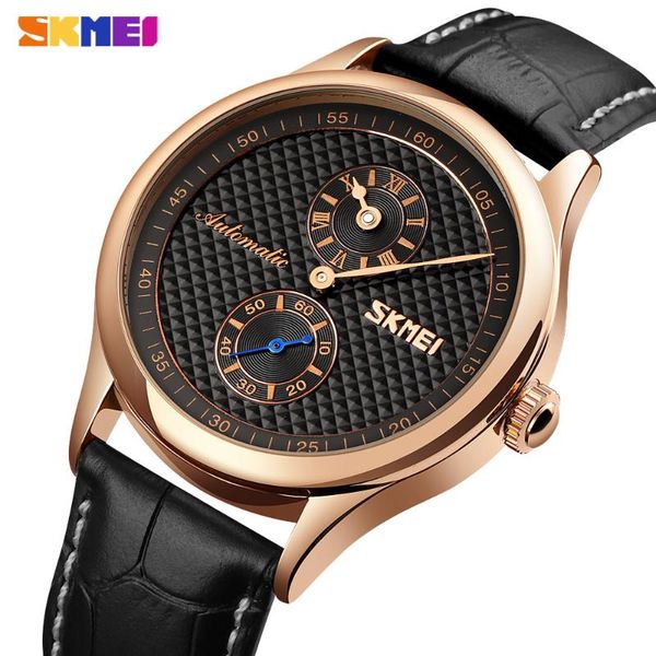 wristwatches skmei simple hollow dial watches for men business casual automatic mechanical mens leather strap montre homme 9238, Slivery;brown
wristwatches skmei simple hollow dial watches for men business casual automatic mechanical mens leather strap montre homme 9238, Slivery;brown