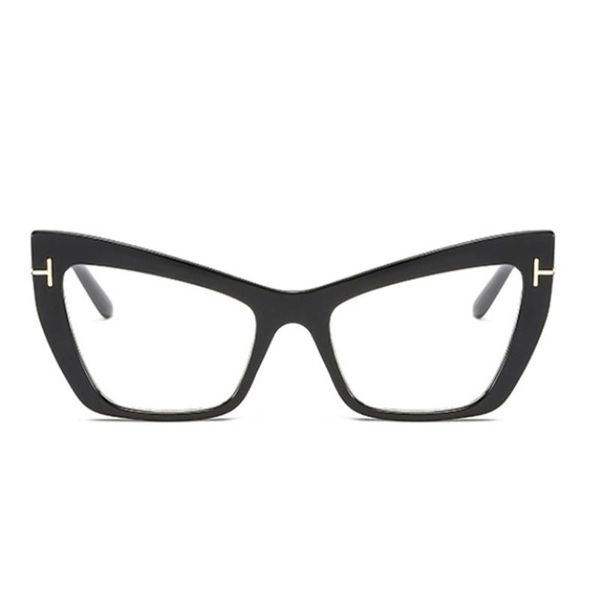 sunglasses 80274 cat eye anti-blue light glasses frame men women optical fashion computer eyeglasses, White;black