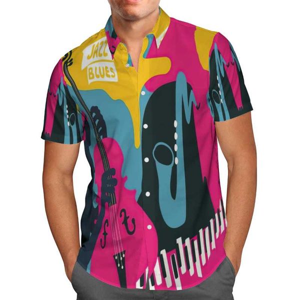 men's casual shirts 3d printed jazz blues beach shirt hawaii men summer short sleeve 2021 oversize chemise homme 5xl, White;black
men's casual shirts 3d printed jazz blues beach shirt hawaii men summer short sleeve 2021 oversize chemise homme 5xl, White;black