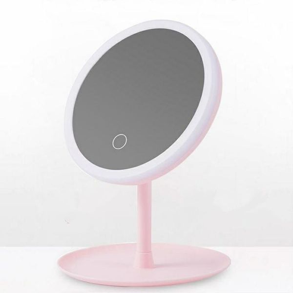 compact mirrors mirror with led light, pink student dormitory table makeup ring shape
compact mirrors mirror with led light, pink student dormitory table makeup ring shape
