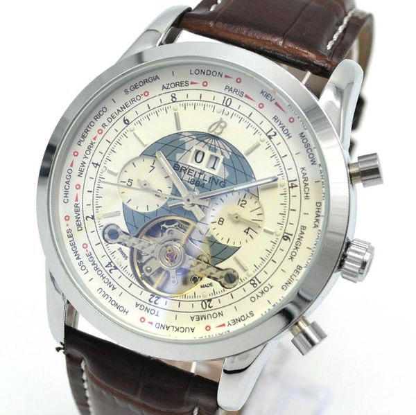 wristwatches creative watch student explosion five-needle calendar tourbillon men's automatic mechanical belt, Slivery;brown
wristwatches creative watch student explosion five-needle calendar tourbillon men's automatic mechanical belt, Slivery;brown