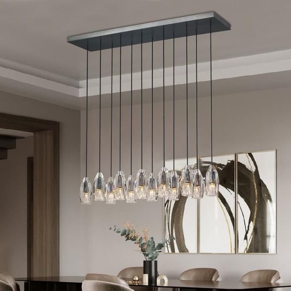 pendant lamps light luxury crystal simple living room dining full copper chandelier post-modern creative bar rectangular lamp
pendant lamps light luxury crystal simple living room dining full copper chandelier post-modern creative bar rectangular lamp