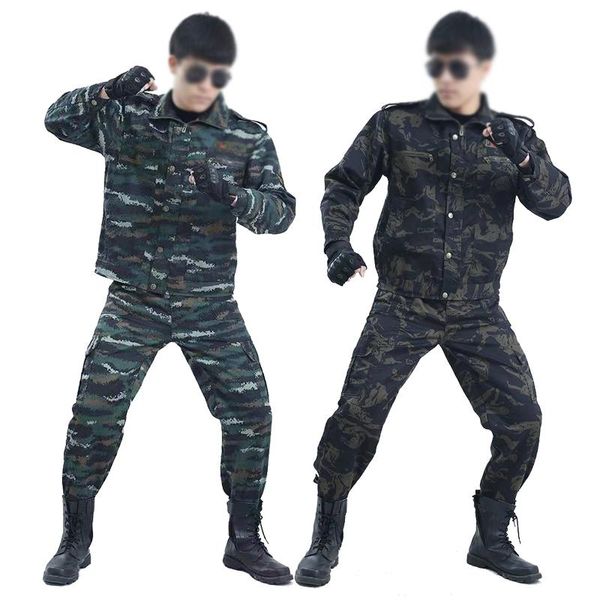 men's tracksuits labor insurance overalls camouflage training outdoor sports welder pastoral wear-resistant jacket pants suit, Gray
men's tracksuits labor insurance overalls camouflage training outdoor sports welder pastoral wear-resistant jacket pants suit, Gray