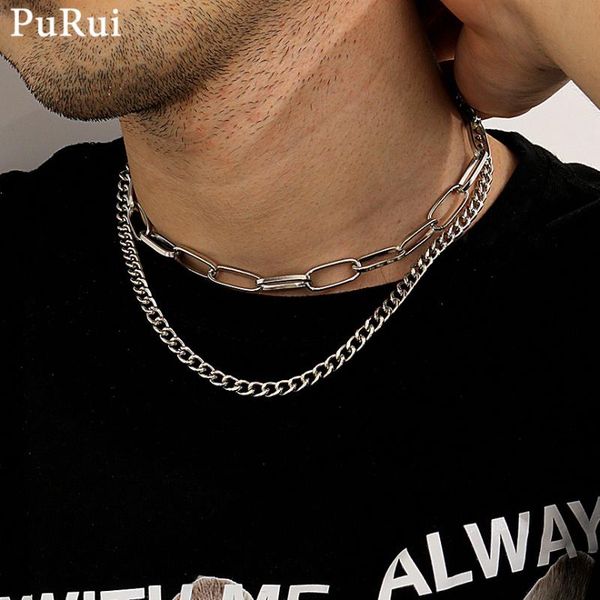 pendant necklaces miami cuban link chain choker necklace layerd punk hiophop women chunky collar for men goth lovers jewelry, Silver
pendant necklaces miami cuban link chain choker necklace layerd punk hiophop women chunky collar for men goth lovers jewelry, Silver
