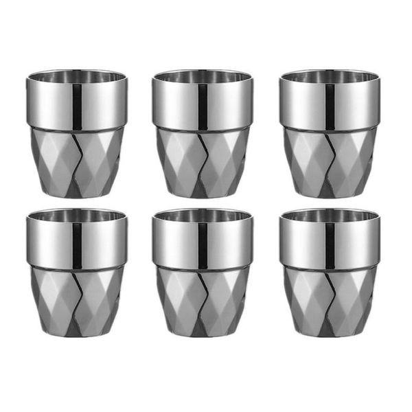mugs 11oz 4/6 pcs double wall 304 stainless steel creative diamond wine beer cups for party bar smooth coffee tea tumbler
mugs 11oz 4/6 pcs double wall 304 stainless steel creative diamond wine beer cups for party bar smooth coffee tea tumbler