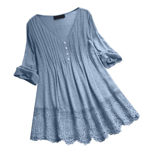 women's blouses & shirts jaycosin fashion summer women casual vintage ruffled lace v-neck plus size short sleeve pullover blouse clothe, White
women's blouses & shirts jaycosin fashion summer women casual vintage ruffled lace v-neck plus size short sleeve pullover blouse clothe, White