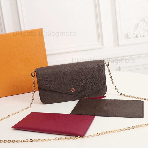 3pcs/set women shoulder bags felicie pochette original box luxury designer handbag messenger chain strap flap purse clutch tote multi
3pcs/set women shoulder bags felicie pochette original box luxury designer handbag messenger chain strap flap purse clutch tote multi