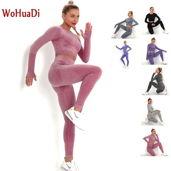 yoga outfit wohuadi seamless long sleeves shirts fitness set sport high waist leggings women clothing polka dot jacquard crop top
yoga outfit wohuadi seamless long sleeves shirts fitness set sport high waist leggings women clothing polka dot jacquard crop top