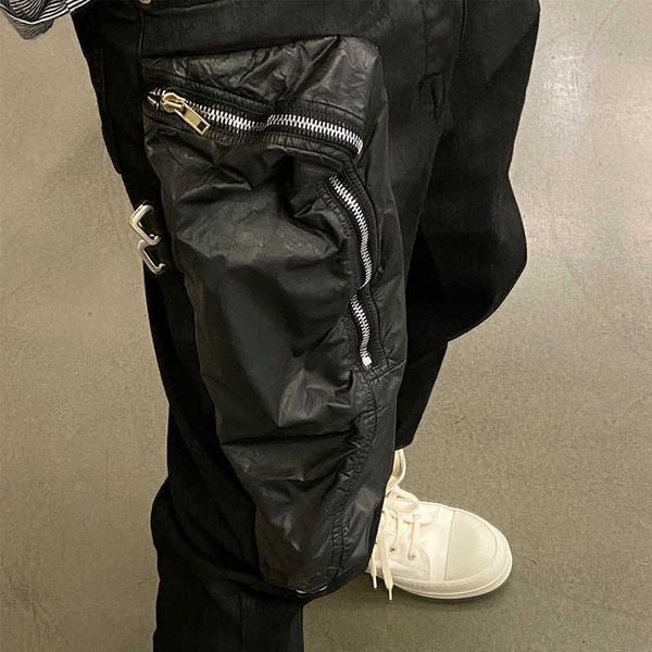 fashion outlet dark black wax coated zipper pocket jeans ro double line wax pants high street straight tooling pants c5hq ydtr, White;black
fashion outlet dark black wax coated zipper pocket jeans ro double line wax pants high street straight tooling pants c5hq ydtr, White;black