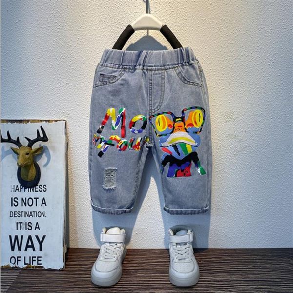 trousers boys pants for 2021 summer children's clothing of fashion color frog print kids cropped jeans, Blue
trousers boys pants for 2021 summer children's clothing of fashion color frog print kids cropped jeans, Blue