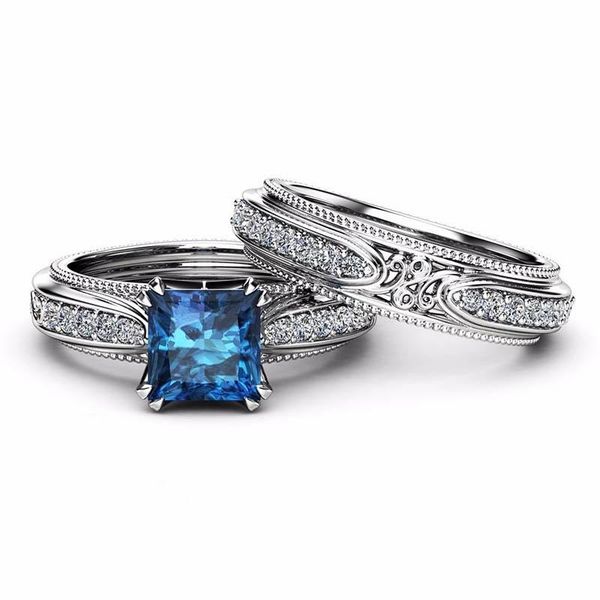 cluster rings rbnyd 2 pcs luxury ladies romantic crystal rings, stylish square rose gold zircon wedding engagement christmas gifts, Golden;silver
cluster rings rbnyd 2 pcs luxury ladies romantic crystal rings, stylish square rose gold zircon wedding engagement christmas gifts, Golden;silver