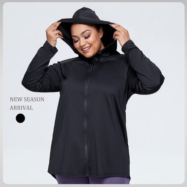 running jackets women thin fitness sports jacket zipper loose outwear hooded stretchy workout training jogging sportswear top, Black;red
running jackets women thin fitness sports jacket zipper loose outwear hooded stretchy workout training jogging sportswear top, Black;red