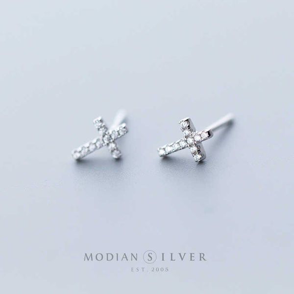 elegant clear zircon tiny cross stud earrings simple 925 sterling silver exquisite studs ear for women jewelry 210707, Golden;silver
elegant clear zircon tiny cross stud earrings simple 925 sterling silver exquisite studs ear for women jewelry 210707, Golden;silver
