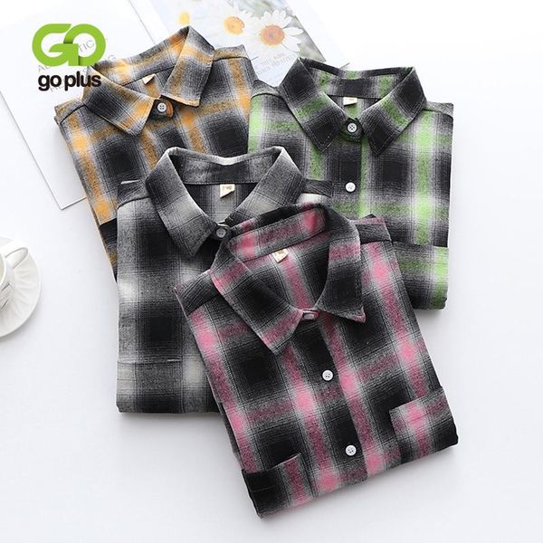 women's blouses & shirts goplus womens and korean style plus size plaid dames shirt camisas de mujer bluzki chemise femme c10986, White
women's blouses & shirts goplus womens and korean style plus size plaid dames shirt camisas de mujer bluzki chemise femme c10986, White