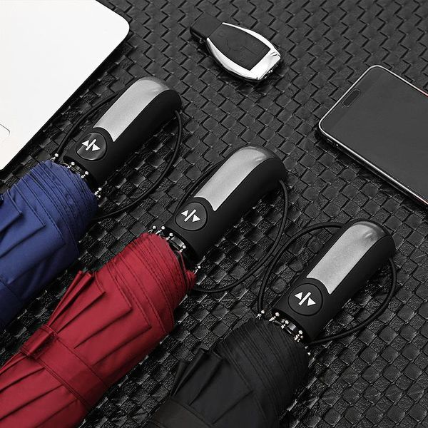 umbrellas fully automatic folding umbrella with 10 bones and 3 folds for men women's business black rubber sunshade
umbrellas fully automatic folding umbrella with 10 bones and 3 folds for men women's business black rubber sunshade