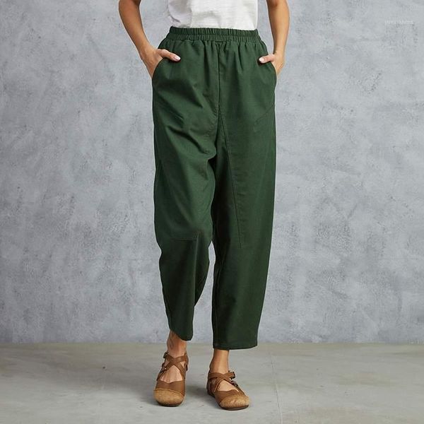 women's pants & capris women's 2022 summer solid turnip elegant work harem pantalon women vintage casual elastic waist loose long, Black;white
women's pants & capris women's 2022 summer solid turnip elegant work harem pantalon women vintage casual elastic waist loose long, Black;white