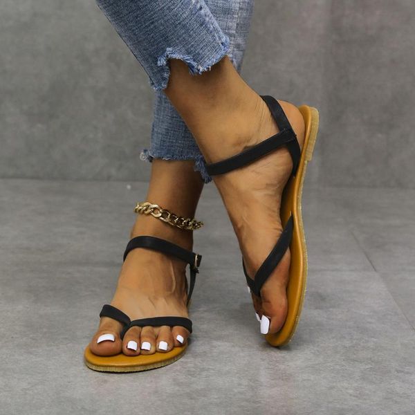 sandals sandalias planas de gladiador para mujer, con punta abierta , playa mujer hebilla romana correa, Black
sandals sandalias planas de gladiador para mujer, con punta abierta , playa mujer hebilla romana correa, Black