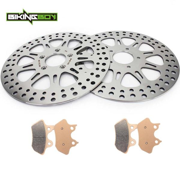 motorcycle brakes bikingboy front brake discs rotors pads sportster 883 xlr 1200 xls 00 01 02 03 electra glide standard classic 00-07 street
motorcycle brakes bikingboy front brake discs rotors pads sportster 883 xlr 1200 xls 00 01 02 03 electra glide standard classic 00-07 street