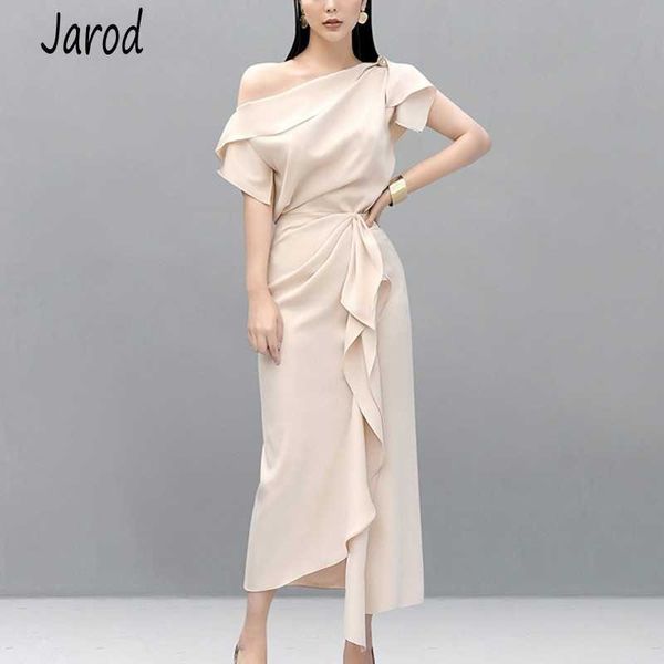 runway fashion summer 2 pcs set elegant women's one shoulder crop + high waist ruffles long skirts 210526, White
runway fashion summer 2 pcs set elegant women's one shoulder crop + high waist ruffles long skirts 210526, White