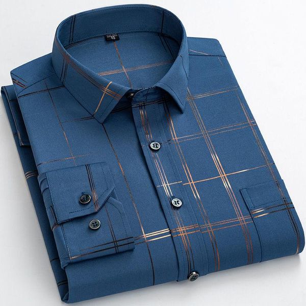 men's casual shirts plaid printed shirt long sleeve spring autumn soft regular fit non iron fromal business office dress, White;black
men's casual shirts plaid printed shirt long sleeve spring autumn soft regular fit non iron fromal business office dress, White;black