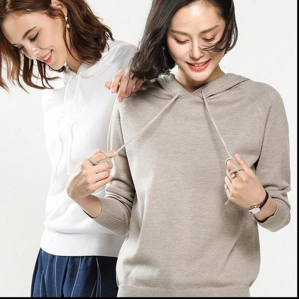 hooded spring and autumn women sweaters large size wool bottoming shirt drop, White;black
hooded spring and autumn women sweaters large size wool bottoming shirt drop, White;black