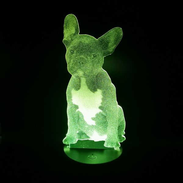 creative 3d led light french bulldog for kid child bedroom decor illusion nightlight rgb colorful night lamp gift dropshipping
creative 3d led light french bulldog for kid child bedroom decor illusion nightlight rgb colorful night lamp gift dropshipping