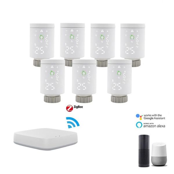 smart home control one zigbee tuya gateway connect to many trv hy368 thermostats
smart home control one zigbee tuya gateway connect to many trv hy368 thermostats