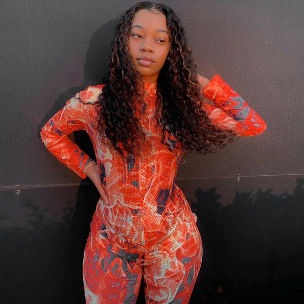 shestyle dot tie dye bodycon jumpsuits women raglan sleeve zipper front autumn fashion party highstreet special sportwear 2021ing, Black;white
shestyle dot tie dye bodycon jumpsuits women raglan sleeve zipper front autumn fashion party highstreet special sportwear 2021ing, Black;white