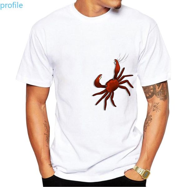 men's t-shirts 2021 est fashion printed design funny crab t shirt hipster fitness summer brand clothing tees, White;black
men's t-shirts 2021 est fashion printed design funny crab t shirt hipster fitness summer brand clothing tees, White;black