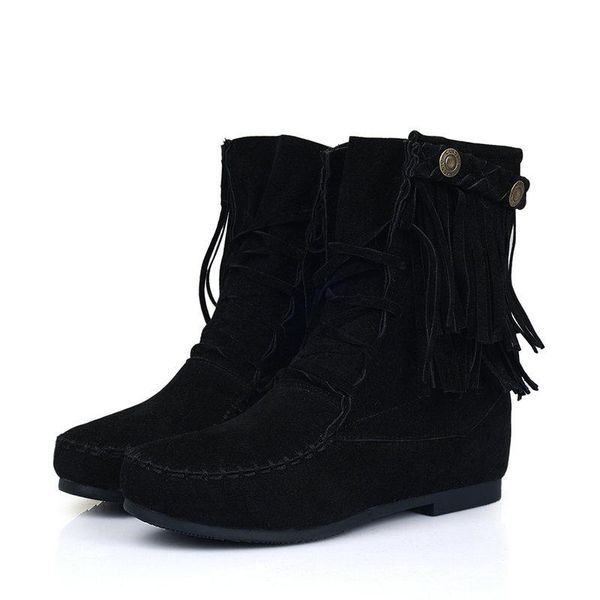 boots plus size 43 women fashion lace-up ankle for shoes elegant short increasing heels black party pumps
boots plus size 43 women fashion lace-up ankle for shoes elegant short increasing heels black party pumps