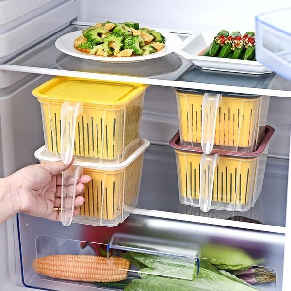 storage bottles & jars kitchen transparent container with drain basket multi-capacity household fruits vegetables containers
storage bottles & jars kitchen transparent container with drain basket multi-capacity household fruits vegetables containers
