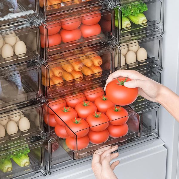 storage drawers stackable kitchen fridge organizer refrigerator fresh-keeping er drawer box food sorting container bins cabinet
storage drawers stackable kitchen fridge organizer refrigerator fresh-keeping er drawer box food sorting container bins cabinet