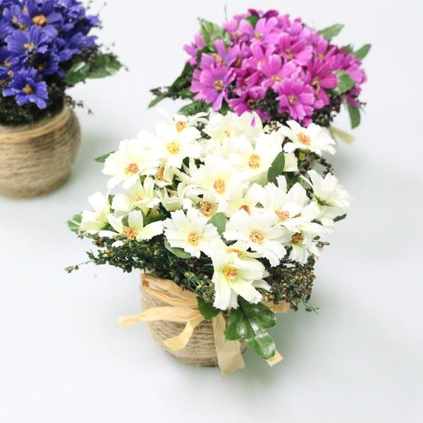 artificial daisy flowers set silk wedding party home decorative flower bouquet 4 colors with vase & wreaths
artificial daisy flowers set silk wedding party home decorative flower bouquet 4 colors with vase & wreaths