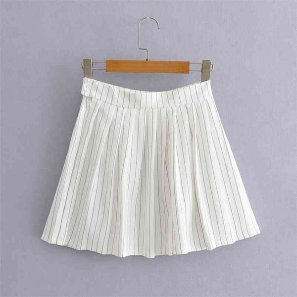 women striped mini skirts fashion zipper mid waist pleated for female casual girls summer wear 210524, Black
women striped mini skirts fashion zipper mid waist pleated for female casual girls summer wear 210524, Black