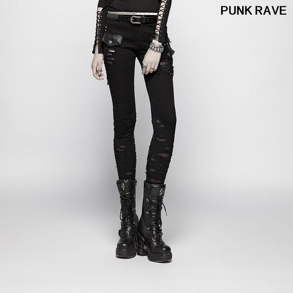 women's pants & capris gothic slim women pu leather bags long beggar trousers fashion classic black holes patchwork pencil pnuk rave ok, Black;white
women's pants & capris gothic slim women pu leather bags long beggar trousers fashion classic black holes patchwork pencil pnuk rave ok, Black;white
