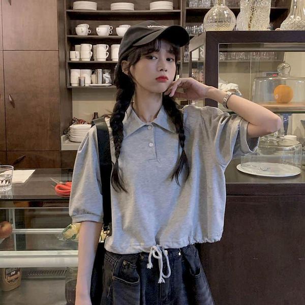 women's t-shirt collar summer korean harajuku preppy style 2021 slim versatile niche age reducing short sleeve, White
women's t-shirt collar summer korean harajuku preppy style 2021 slim versatile niche age reducing short sleeve, White