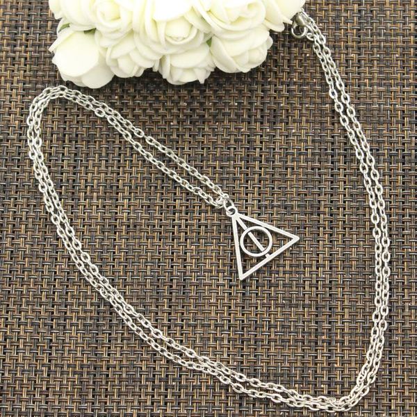 chains fashion necklace hallows deathly 22x21mm silver color pendants short long women men colar gift jewelry choker
chains fashion necklace hallows deathly 22x21mm silver color pendants short long women men colar gift jewelry choker