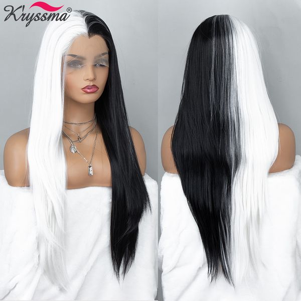 half black lace front wigs half white long straight synthetic wigs blue green pink cosplay wigs for women heat hairfactory direct
half black lace front wigs half white long straight synthetic wigs blue green pink cosplay wigs for women heat hairfactory direct