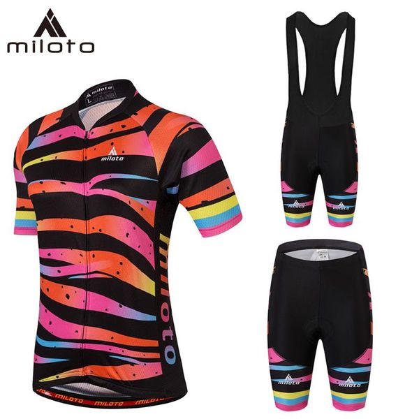racing sets miloto women cycling triathlon suit roupa ciclismo short sleeve bicycle clothing summer quick dry maillot ropa, Black;blue
racing sets miloto women cycling triathlon suit roupa ciclismo short sleeve bicycle clothing summer quick dry maillot ropa, Black;blue