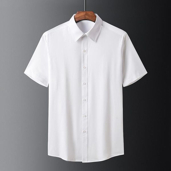 high-quality white men's shirt bamboo fiber short-sleeved casual formal wear fashion suitable for party people(oversized shirts, White;black
high-quality white men's shirt bamboo fiber short-sleeved casual formal wear fashion suitable for party people(oversized shirts, White;black