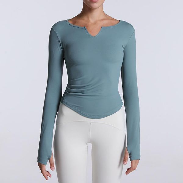 yoga outfit autumn sports long-sleeved women's running thin t-shirt workout internet slim-fitting slim clothes
yoga outfit autumn sports long-sleeved women's running thin t-shirt workout internet slim-fitting slim clothes