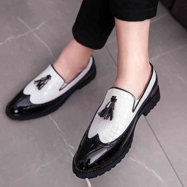 brand fashion formal shoes men bullock business office shoes men italy luxury big size dress shoes men casual party loafers 210330, Black
brand fashion formal shoes men bullock business office shoes men italy luxury big size dress shoes men casual party loafers 210330, Black