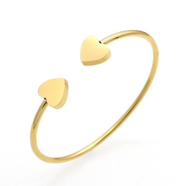 jewelry stainless steel wire chain double sweet heart love women girls bracelet summer b6 bangle, Black
jewelry stainless steel wire chain double sweet heart love women girls bracelet summer b6 bangle, Black