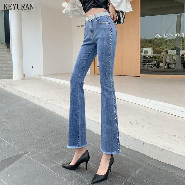 spring autumn women rivet jeans skinny denim flared pants high waist femme bell bottom boyfriend blue pantolon with belt sk9803 women's
spring autumn women rivet jeans skinny denim flared pants high waist femme bell bottom boyfriend blue pantolon with belt sk9803 women's