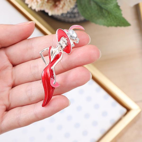 pins, brooches red elegant lady brooch enamel pin hat 2 colors fashion party girl jewelry gift, Gray
pins, brooches red elegant lady brooch enamel pin hat 2 colors fashion party girl jewelry gift, Gray