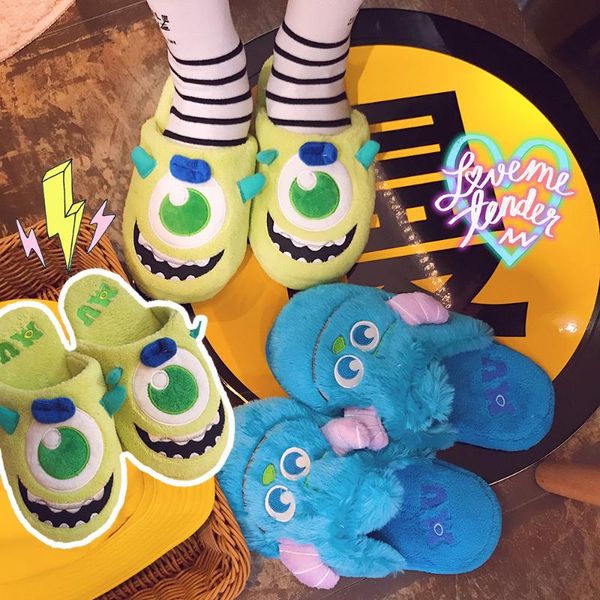 slippers indoor cute mike sulley warm gril plush kids furry anime character winter non-slip children home xmas, Black
slippers indoor cute mike sulley warm gril plush kids furry anime character winter non-slip children home xmas, Black