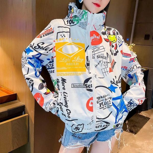 women's jackets summer sunscreen clothes female print lightweight breathable hooded beach jacket women, Black;brown
women's jackets summer sunscreen clothes female print lightweight breathable hooded beach jacket women, Black;brown