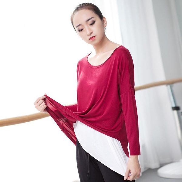 men's sweaters modern dance clothes female irregular long sleeve art examination basic training square, White;black
men's sweaters modern dance clothes female irregular long sleeve art examination basic training square, White;black